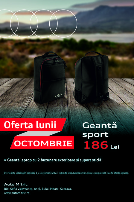 Oferta lunii octombrie audi