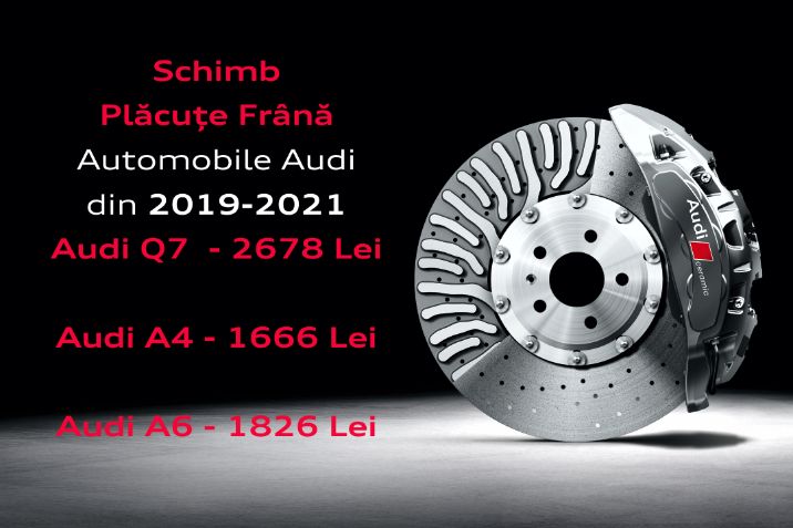 Schimb placute frana - Audi