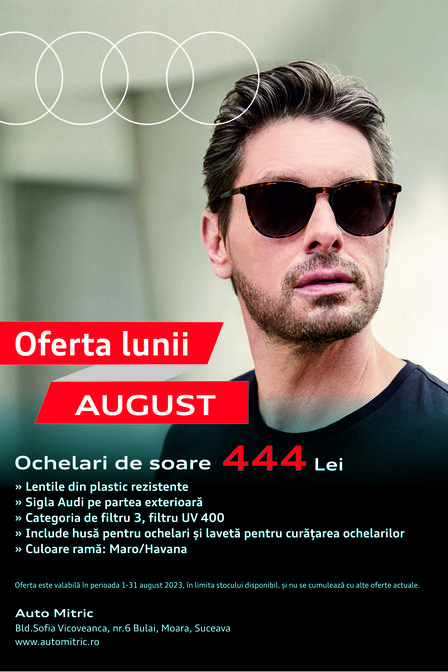 Oferta lunii August