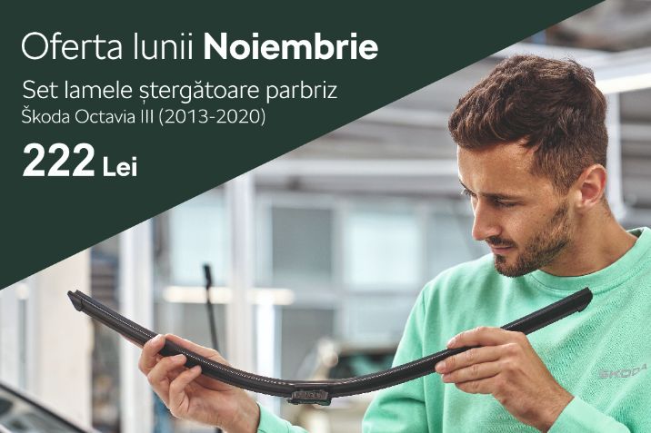 Oferta stergatoare noiembrie Skoda