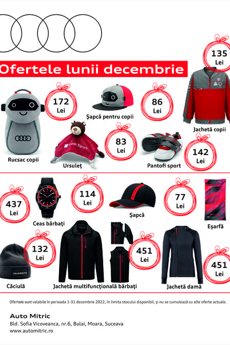 Oferta lunii Decembrie Audi