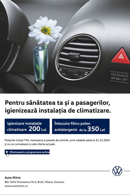 Igienizare - newsletter VW