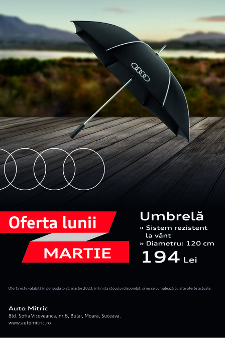 Oferta lunii martie audi